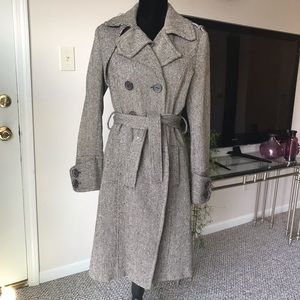 Jennifer Taylor Lined Wool Coat SzM
